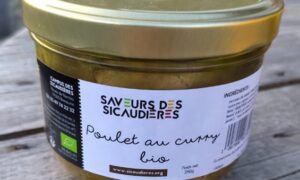 POULET AU CURRY BIO (350G)