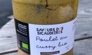 POULET AU CURRY BIO (800G)
