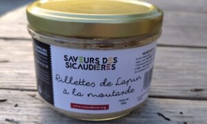 RILLETTE DE LAPIN À LA MOUTARDE (180G)