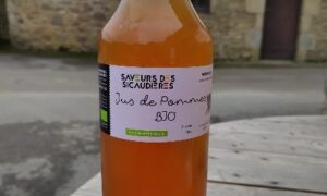 JUS DE POMMES BIO (1 litre)